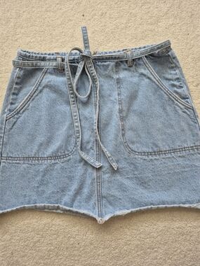 Billabong Salty Dog Denim Tie-Waist Women’s Skirt